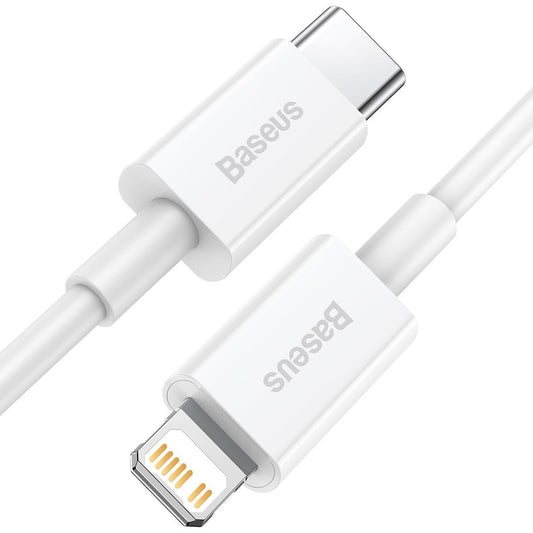 Baseus Superior Series Cable USB-C to Lightning, 20W, PD, 1m (white) - Product Image 2