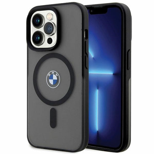 BMW Signature MagSafe Case for iPhone 14 Pro Max - Black