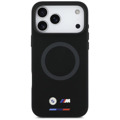 BMW M Silicon Logo MagSafe Case for iPhone 17 Pro Max - Black