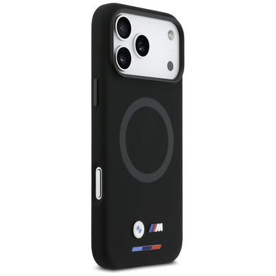 BMW M Silicon Logo MagSafe Case for iPhone 17 Pro Max - Black