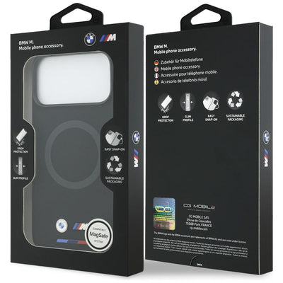BMW M Silicon Logo MagSafe Case for iPhone 17 Pro Max - Black