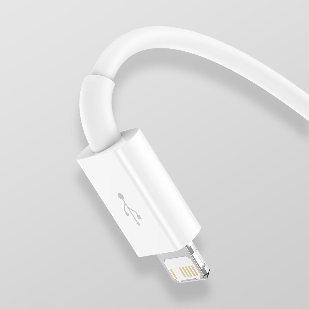 USB cable 3in1 Baseus Superior Series, USB to micro USB / USB-C / Lightning, 3.5A, 1.5m (white) - Product Image 11