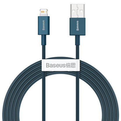 Baseus Superior Series Cable USB to iP 2.4A 2m (blue) - Product Image 2
