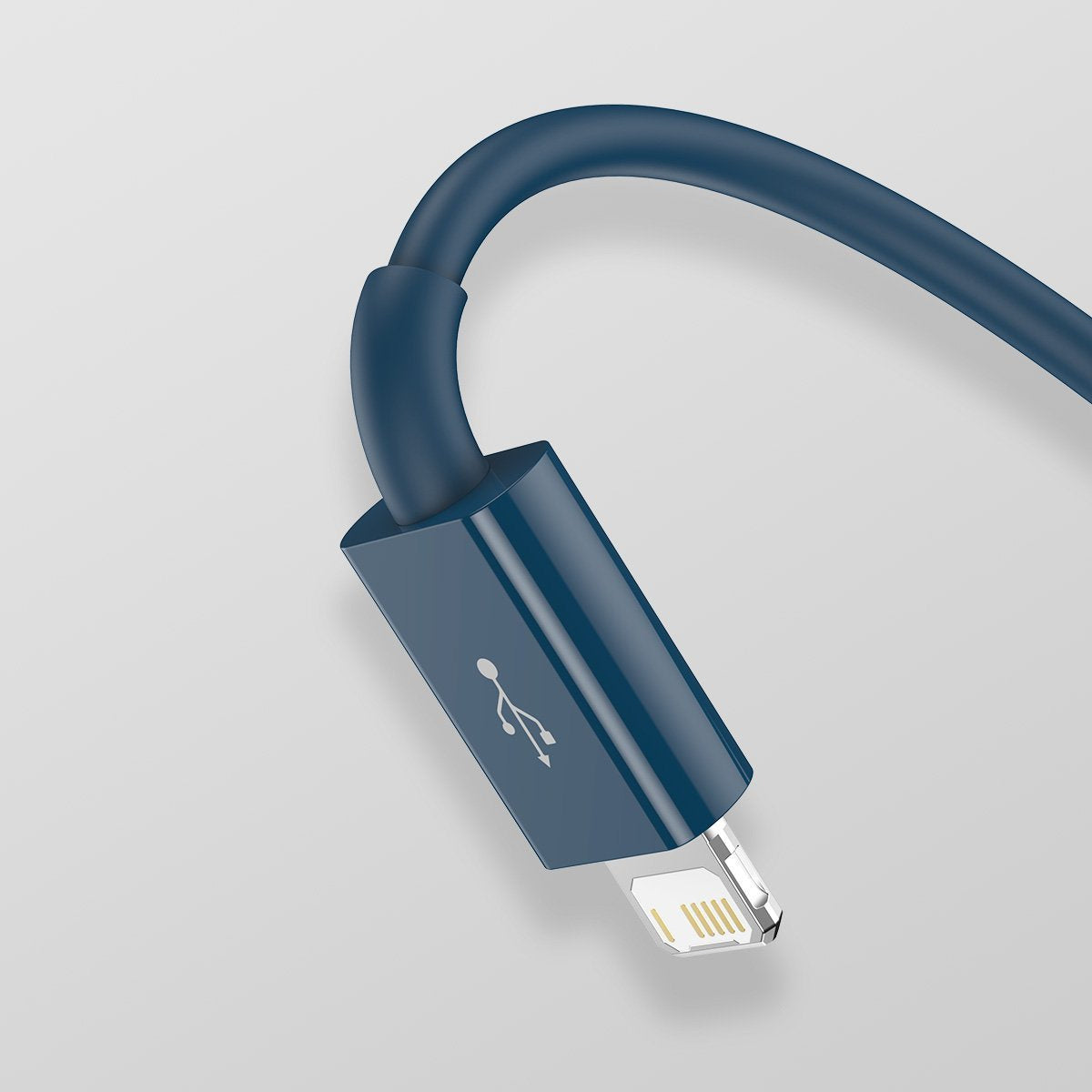 USB cable 3in1 Baseus Superior Series, USB to micro USB / USB-C / Lightning, 3.5A, 1.5m (blue) - Product Image 6