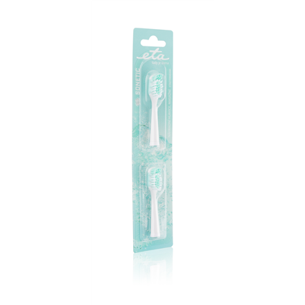 ETA | Toothbrush replacement  for ETA0709 | Heads | For adults | Number of brush heads included 2 | Number of teeth brus