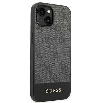 Guess 4G Stripe Collection Case for iPhone 14 / 15 Plus - Gray