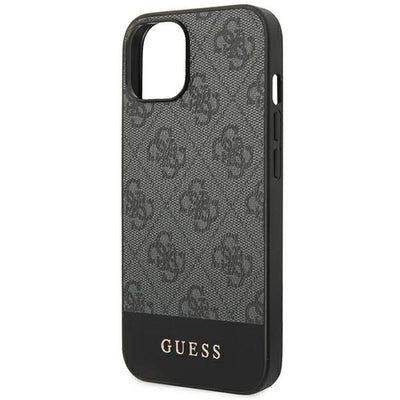 Guess 4G Stripe Collection Case for iPhone 14 / 15 Plus - Gray