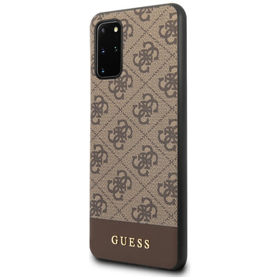 Etui Guess 4G Stripe Collection Samsung Galaxy S20 + - brązowe