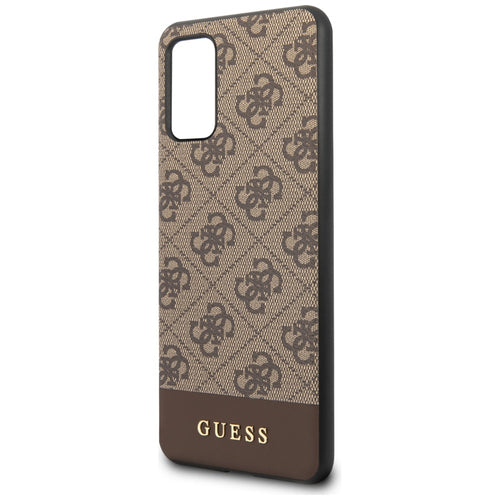 Etui Guess 4G Stripe Collection Samsung Galaxy S20 + - brązowe