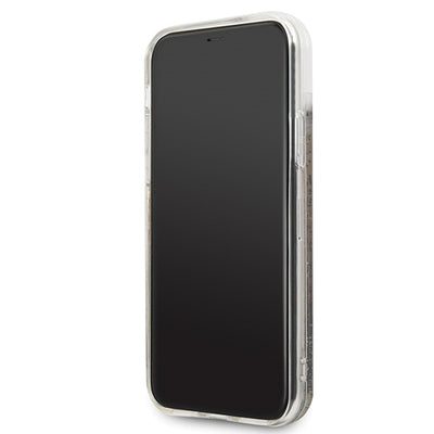 Etui Karl Lagerfeld Karl logo Glitter na iPhone 11 Pro - czarne