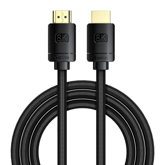Baseus High Definition Series HDMI 2.1 cable, 8K 60Hz, 3D, HDR, 48Gbps, 2m (black) - Product Image 2