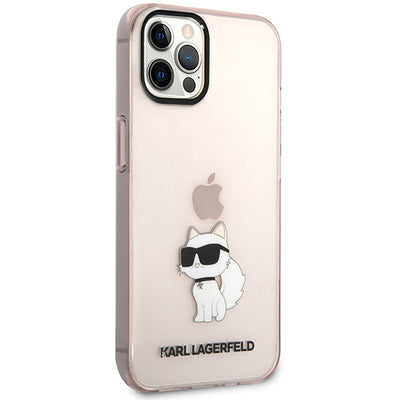 Etui Karl Lagerfeld Choupette Collection na iPhone 12 / 12 Pro - różowe