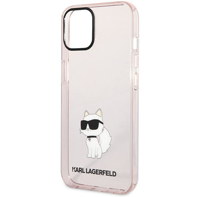 Etui Karl Lagerfeld Choupette Collection na iPhone 12 / 12 Pro - różowe