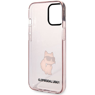 Etui Karl Lagerfeld Choupette Collection na iPhone 12 / 12 Pro - różowe