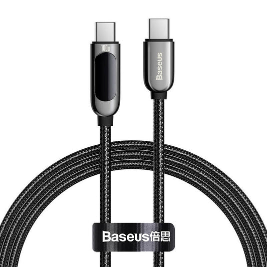 Baseus Display Cable USB-C to Type-C 100W 1m (black) - Product Image 2
