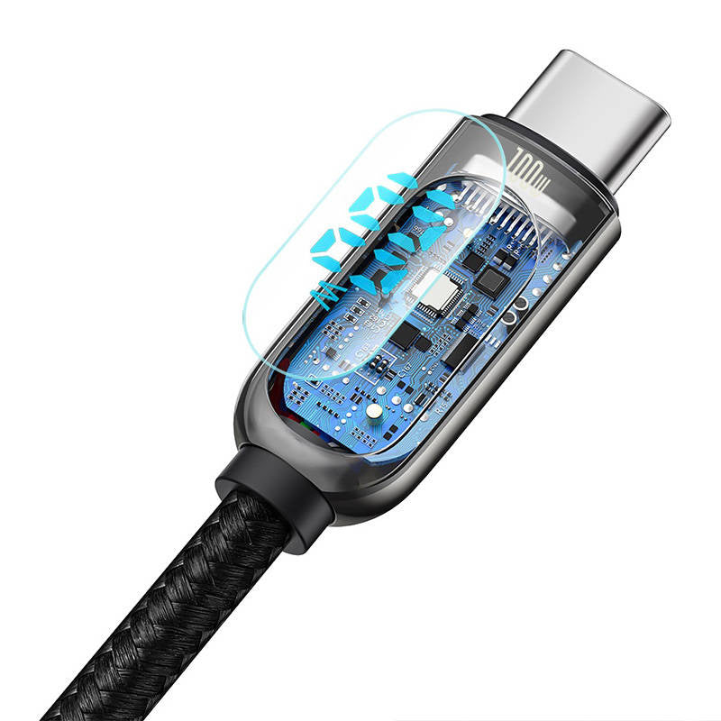 Baseus Display Cable USB-C to Type-C 100W 1m (black) - Product Image 6