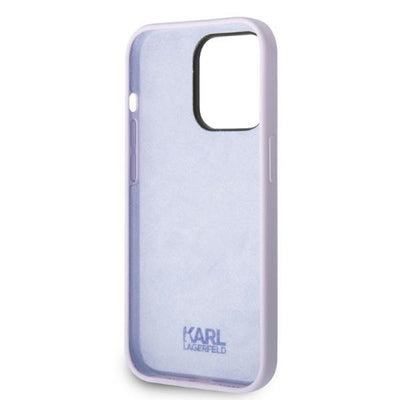 Karl Lagerfeld KLHCP14LSNIKBCU iPhone 14 Pro Case - Purple