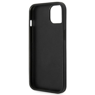 Etui Karl Lagerfeld Saffiano Karl`s Head Patch na iPhone 13 / 14 / 15 - czarne