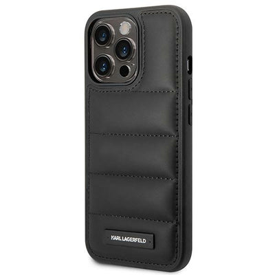 Etui Karl Lagerfeld Puffy Elongated Logo na iPhone 14 Pro Max - czarne