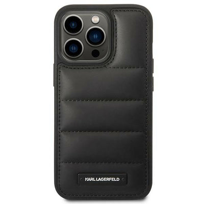 Etui Karl Lagerfeld Puffy Elongated Logo na iPhone 14 Pro Max - czarne