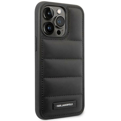 Etui Karl Lagerfeld Puffy Elongated Logo na iPhone 14 Pro Max - czarne