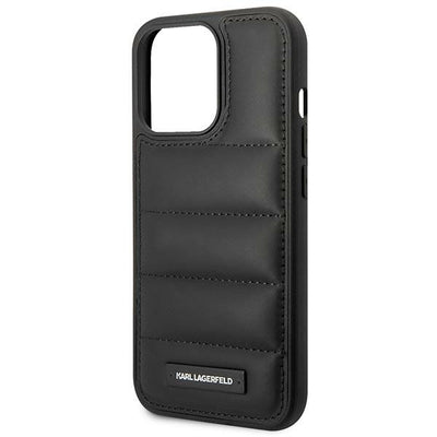 Etui Karl Lagerfeld Puffy Elongated Logo na iPhone 14 Pro Max - czarne