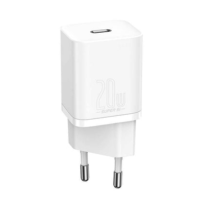 Baseus Super Si Quick Charger 1C 20W with USB-C cable for Lightning 1m (white) - Product Image 4