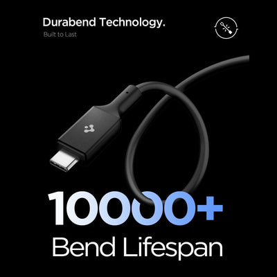 Spigen Essential EB24012CC USB-C / USB-C 240W 120cm Cable - Black