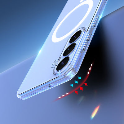 Dux Ducis Clin Mag Case Compatible with MagSafe for Samsung S26 - Transparent