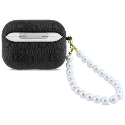 Guess 4G Pearl Strap Case for AirPods Pro 3 - Black