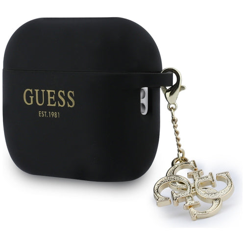 Guess Silicone 4G Charm Case for AirPods Pro 3 - Black