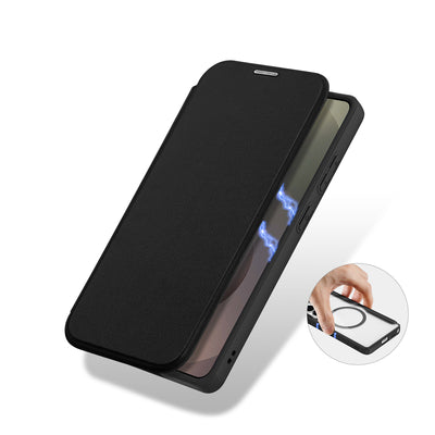 Dux Ducis Skin X Pro MagSafe Compatible Wallet Case for Samsung Galaxy S26 Ultra - Black