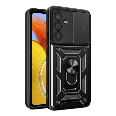 Hybrid Armor Camshield Case for Samsung Galaxy A37 - Black — Hurtel