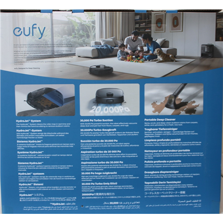 SALE OUT. Anker Eufy Robot Vacuum Cleaner Omni E28, Black | Anker Eufy Robot Vacuum Cleaner | Omni E28 | Wet&Dry | Dust 