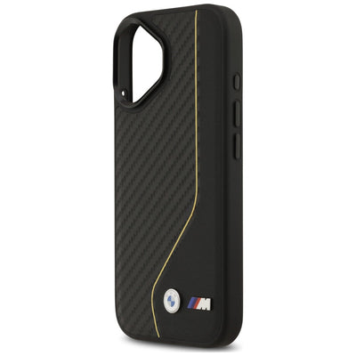 BMW M Carbon Line &amp; Logo MagSafe Case for iPhone 17 - Yellow
