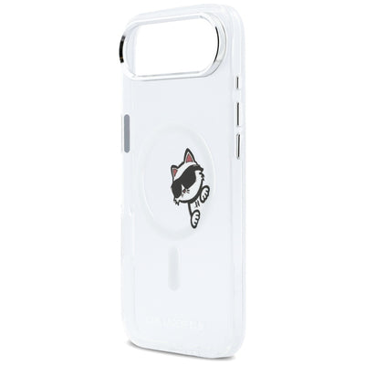 Karl Lagerfeld IML Peekaboo MagSafe Case for iPhone Air - Clear