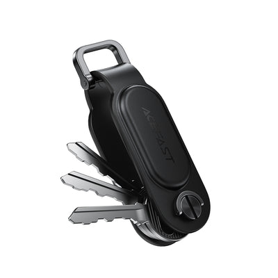 Acefast S4 Bluetooth Keychain Locator Compatible with Apple Find My - Black