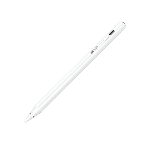 Acefast V2 Capacitive Stylus for iPad with 2 Interchangeable Tips - White