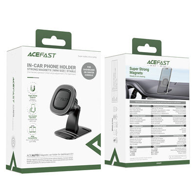 Acefast D51 Magnetic Car Phone Holder for Dashboard - Black