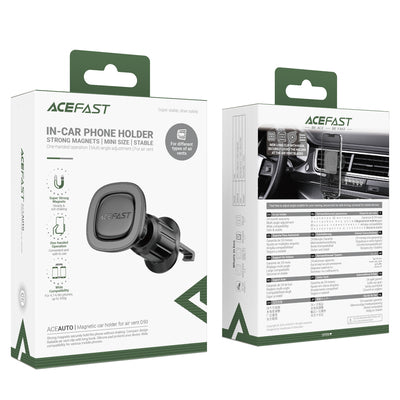 Acefast D50 Magnetic Car Phone Holder for Air Vent - Black