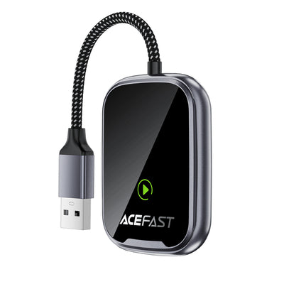 Acefast QC1 Wireless Car Adapter - Gray
