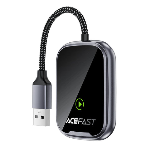 Acefast QC1 Wireless Car Adapter - Gray