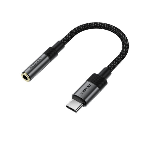 Acefast J12 USB-C to 3.5mm mini jack adapter - black