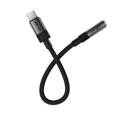 Acefast J12 USB-C to 3.5mm mini jack adapter - black