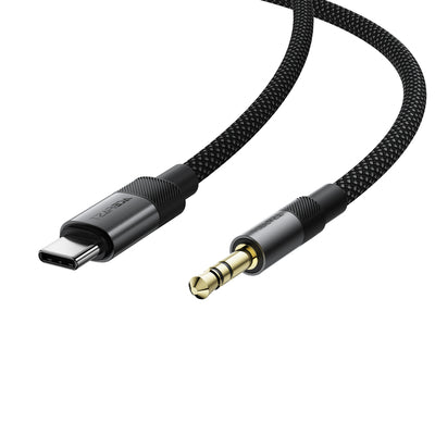 Acefast J11 USB-C to 3.5mm mini jack cable 1m - black