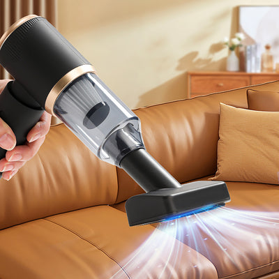 Mini Foldable Handheld Car Vacuum Cleaner with Blower Function - Black — Hurtel