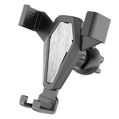 Gravity smartphone car holder, silver (YC07) — Hurtel
