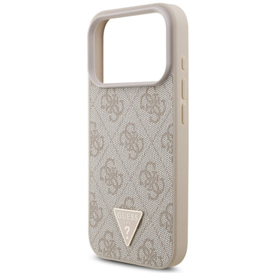 Guess 4G Strap Triangle Logo MagSafe Case for iPhone 17 Pro - Pink