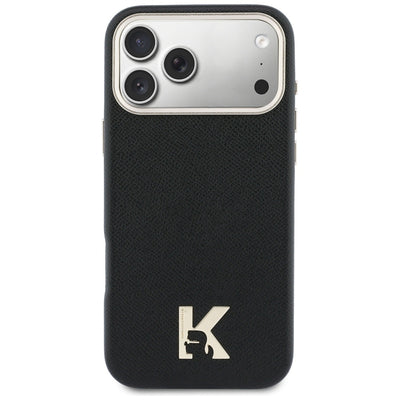 Karl Lagerfeld Karl Head Logo MagSafe Case for iPhone 17 Pro Max - Black