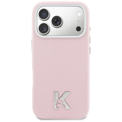 Karl Lagerfeld Karl Head Logo MagSafe Case for iPhone 17 Pro Max - Pink